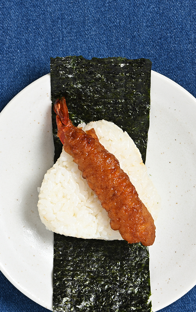 美味しいタレが染み込んだ海老天